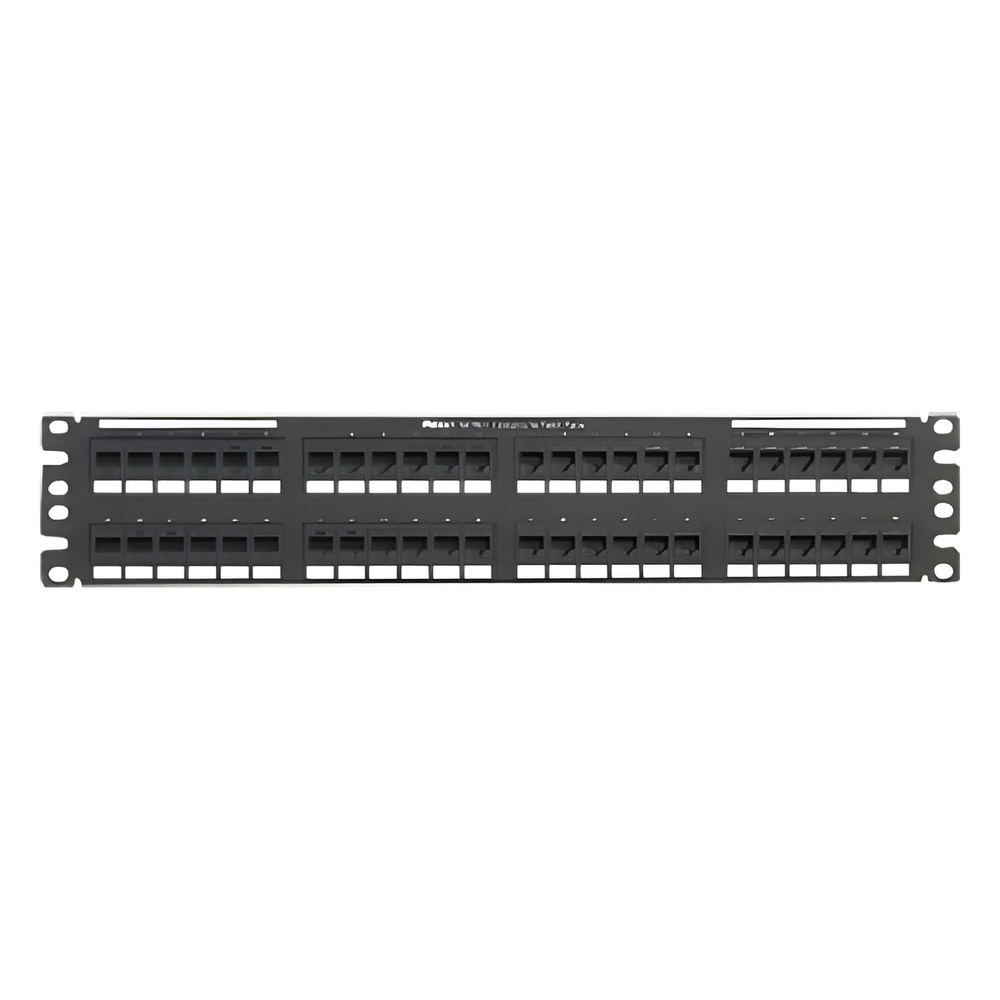 Panel de parcheo Cat5e 48 puertos, 2UR
