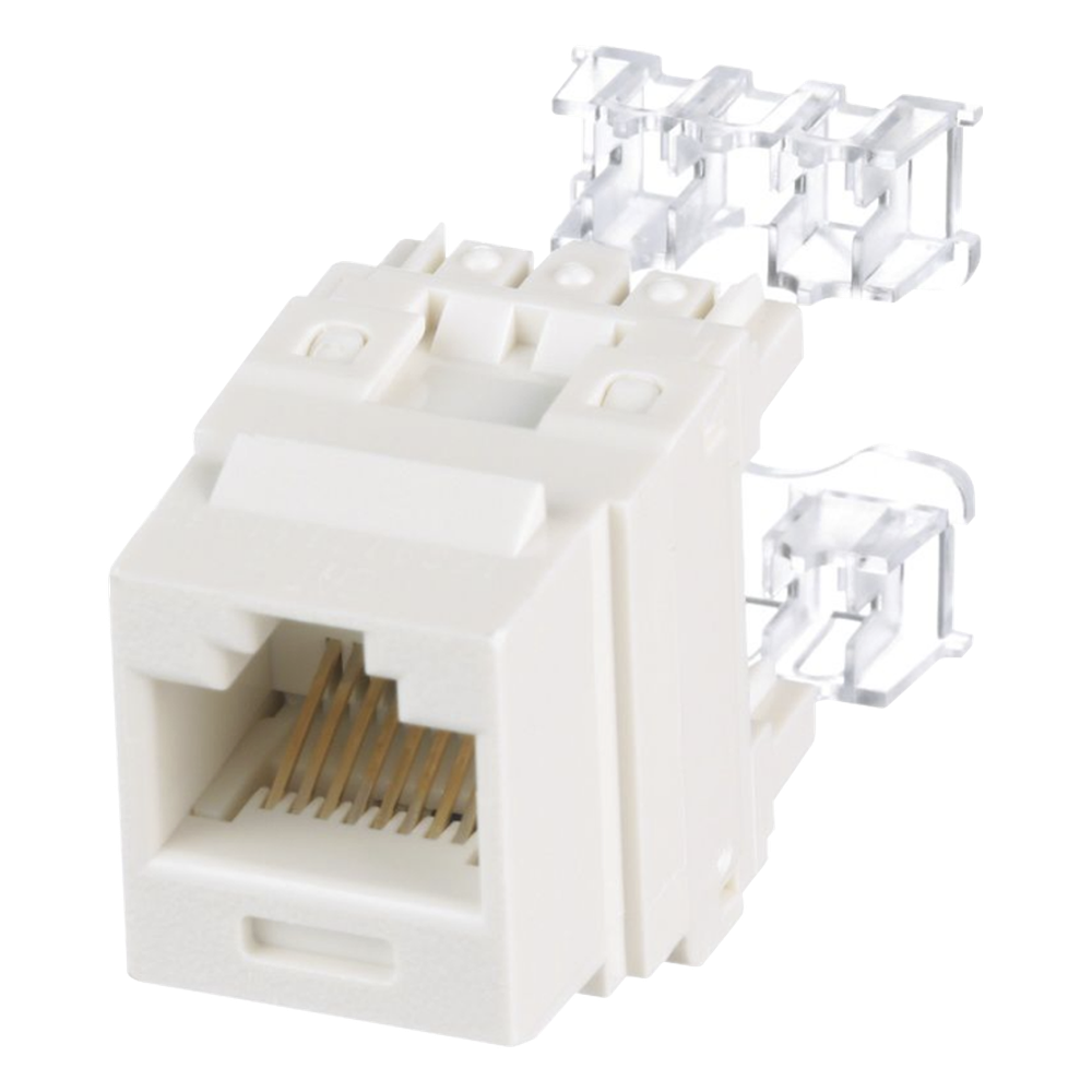 [NK688MIW] Jack RJ45 keystone Cat6, blanco