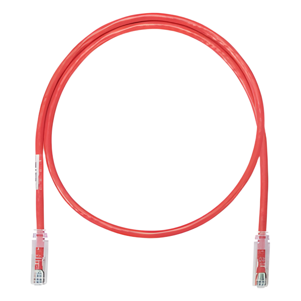 Cable de Parcheo NetKey UTP Categoría 6, con Plug Modular en Cada Extremo - 1.52 Metros (5 Pies) - Rojo
