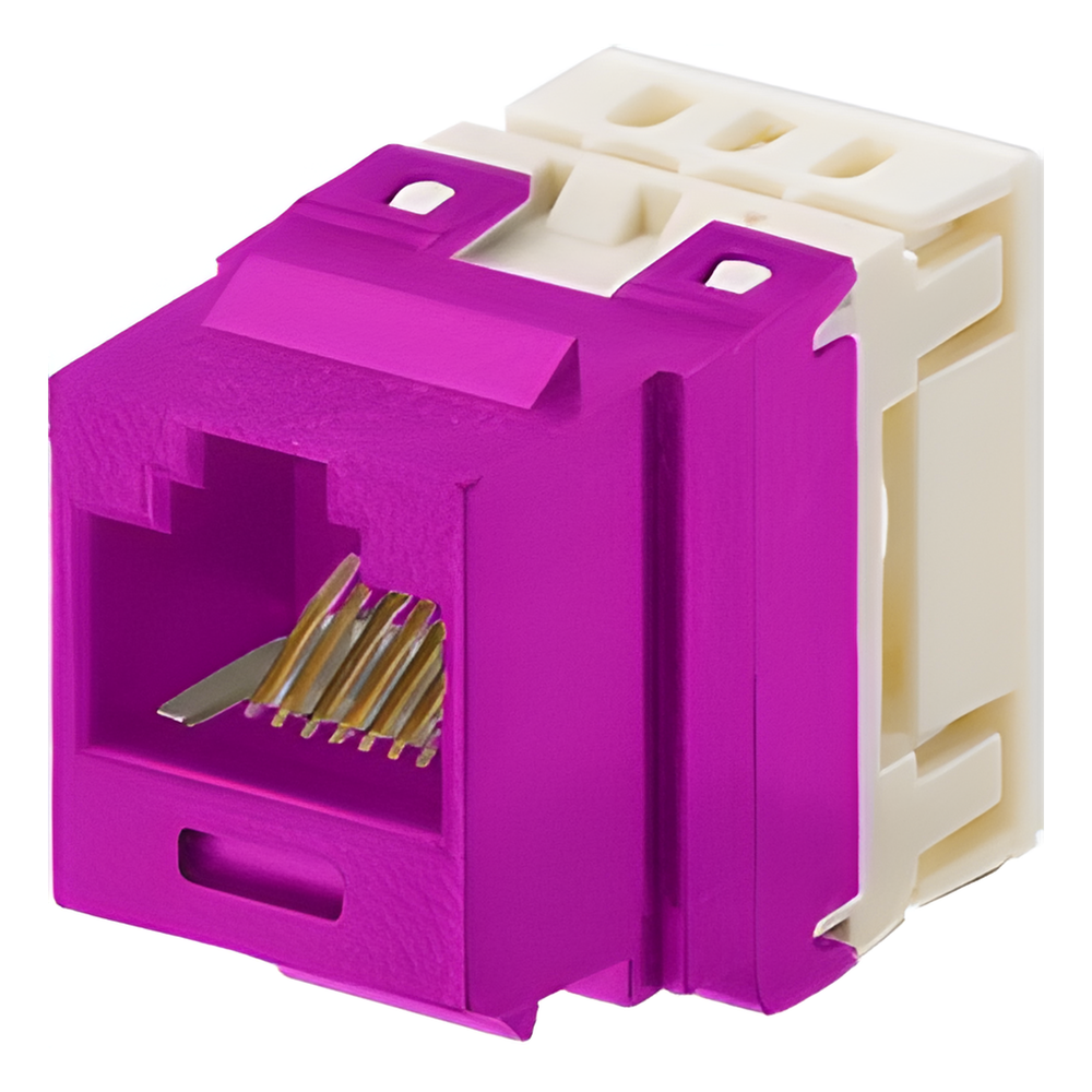 [NKP5E88MVL] Jack RJ45 keystone Cat5e, violeta