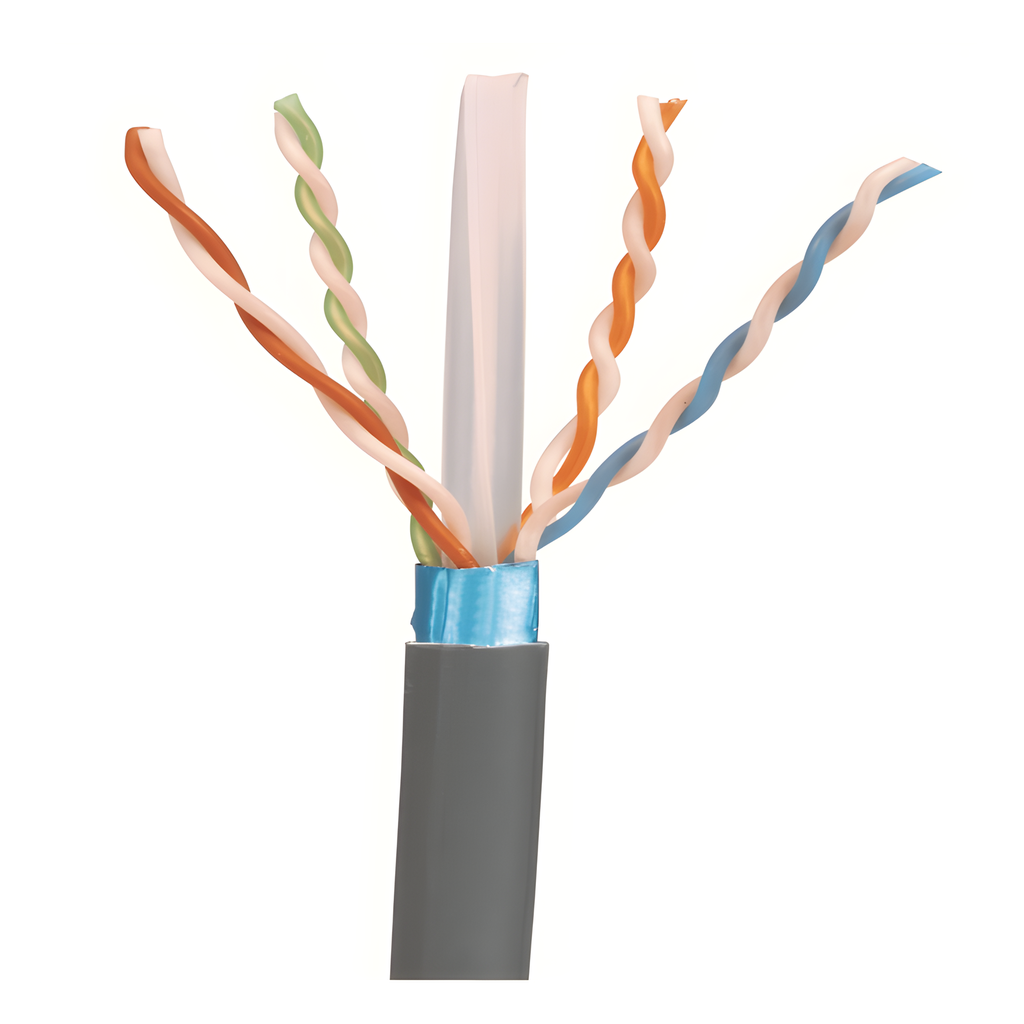 Bobina de cable Cat6A 305 m, F/UTP, gris