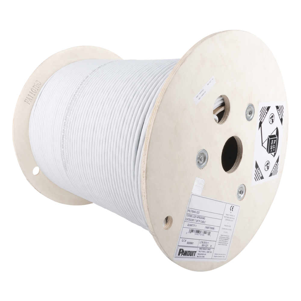 [PFL6X04WH-CEG] Bobina de cable Cat6A 305 m, F/UTP, blanco
