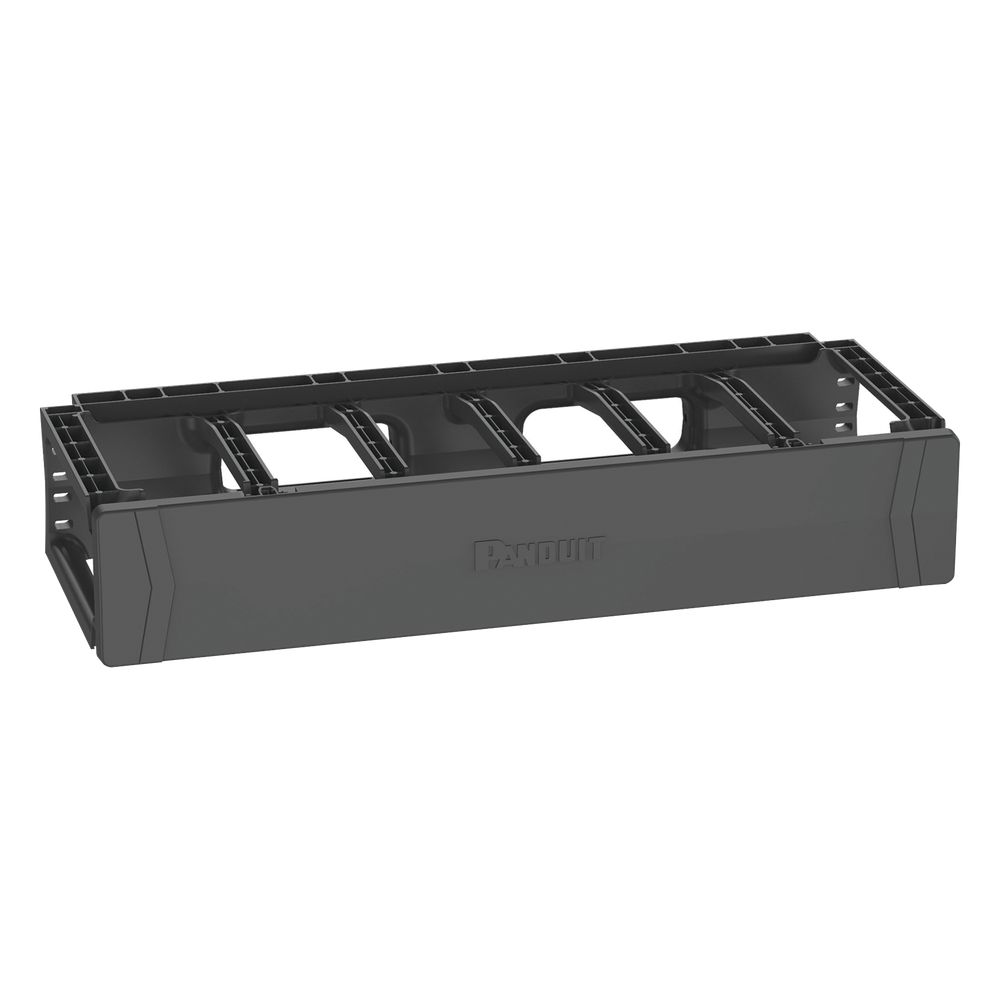 Organizador de cables horizontal 2UR, 19"