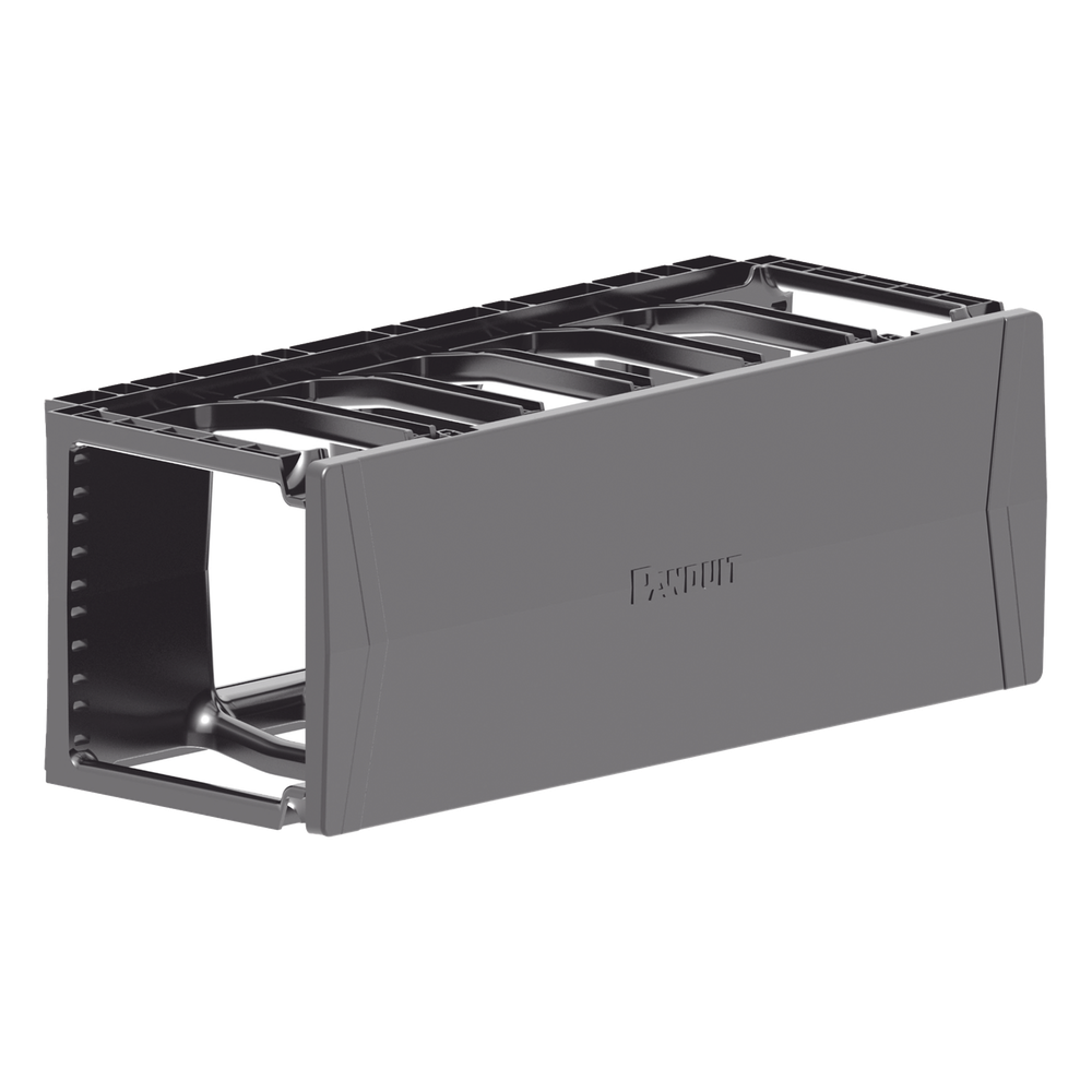 Organizador de cables horizontal 4UR, 19"