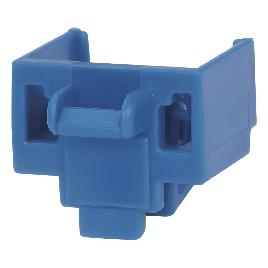 Kit de 10 Dispositivos para Bloquear puertos Jack RJ45 azul
