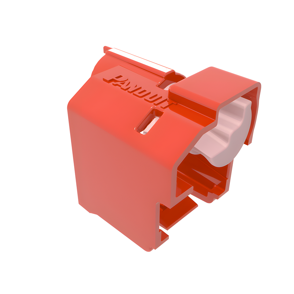 Kit de 100 Dispositivos para Impedir Desconexión de Plug RJ45 rojo