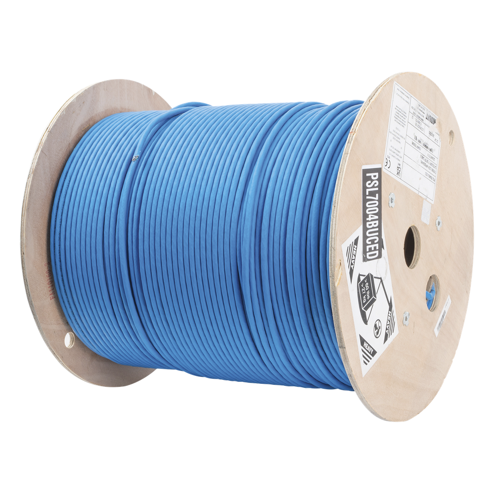 [PSL7004BU-CED] Bobina de cable Cat7 500 m, S/FTP, azul