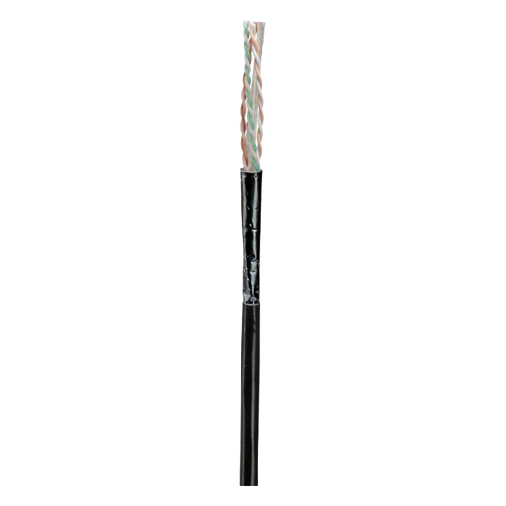 Bobina de cable Cat6A 305 m, UTP, 23 AWG, negro