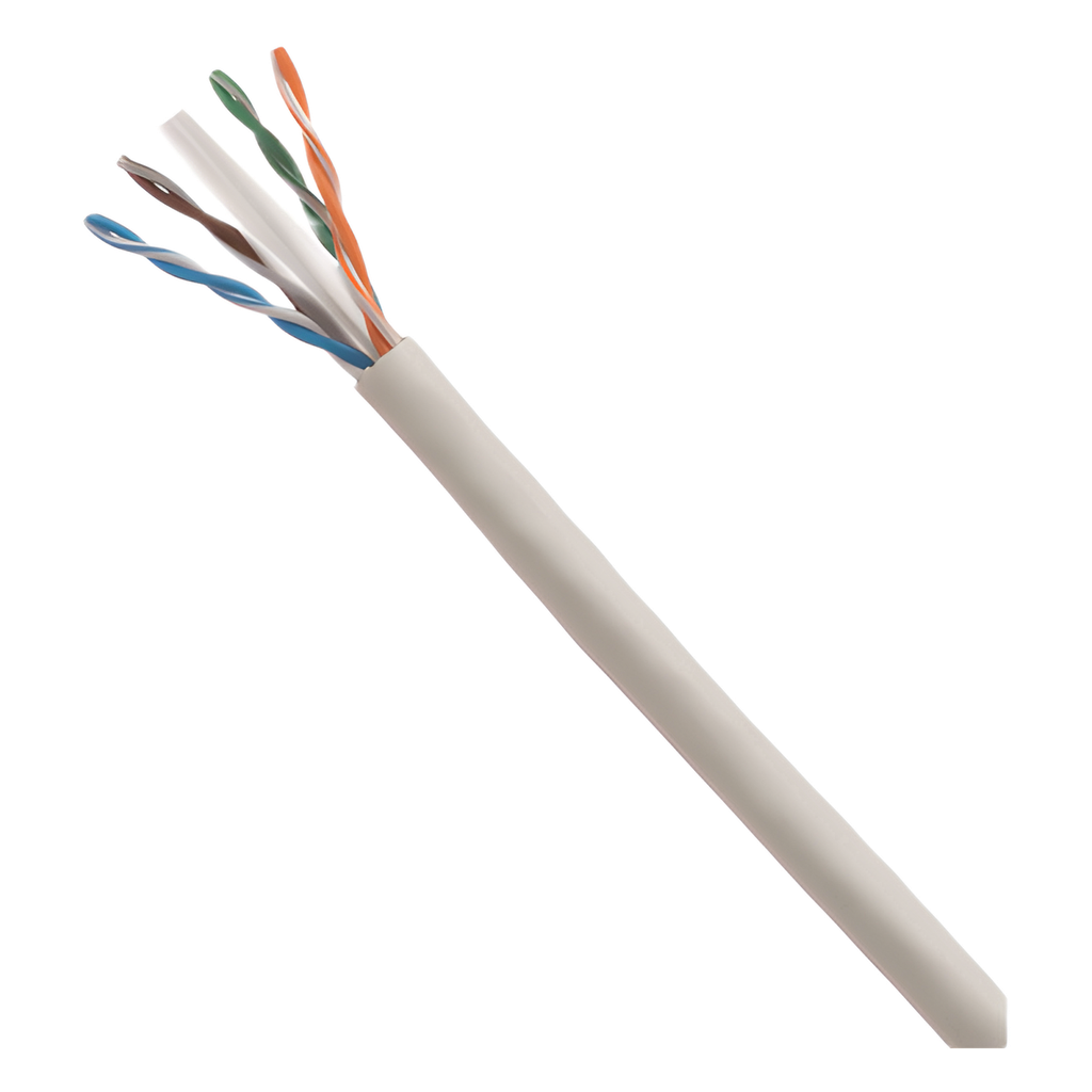 Bobina de cable Cat6 305 m, UTP, 24 AWG, blanco