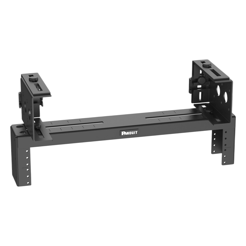 Rack 2 Postes, 2 UR, negro