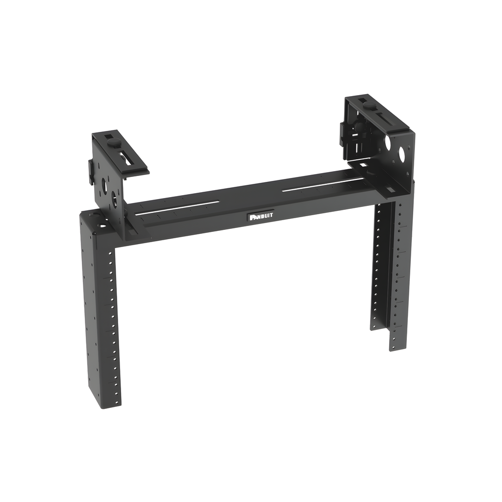 Rack 2 Postes, 6 UR, negro
