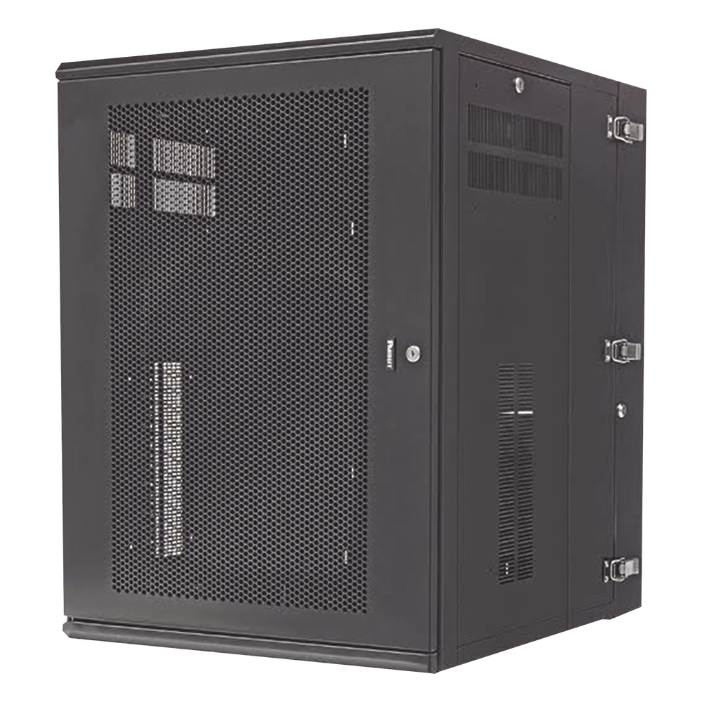 Gabinete de pared 18 UR, negro