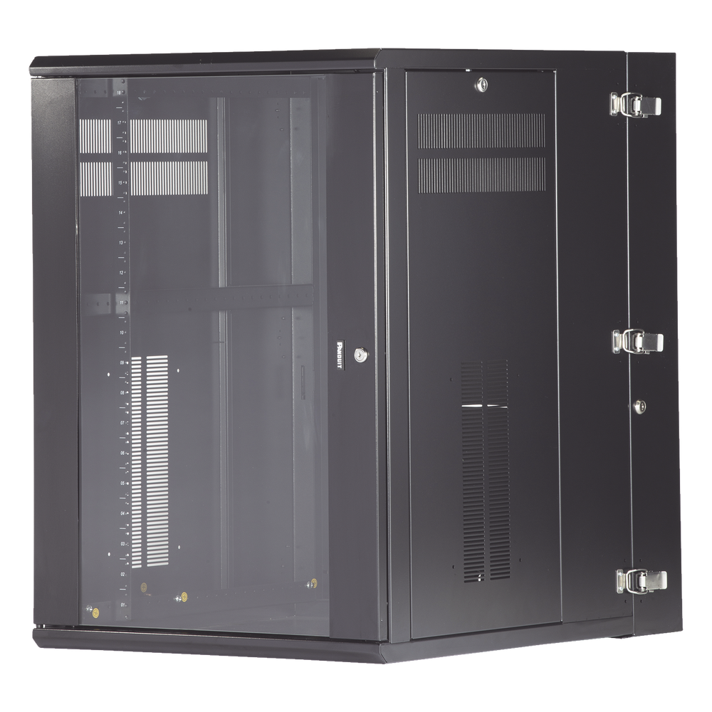 Gabinete de pared 18 UR, negro