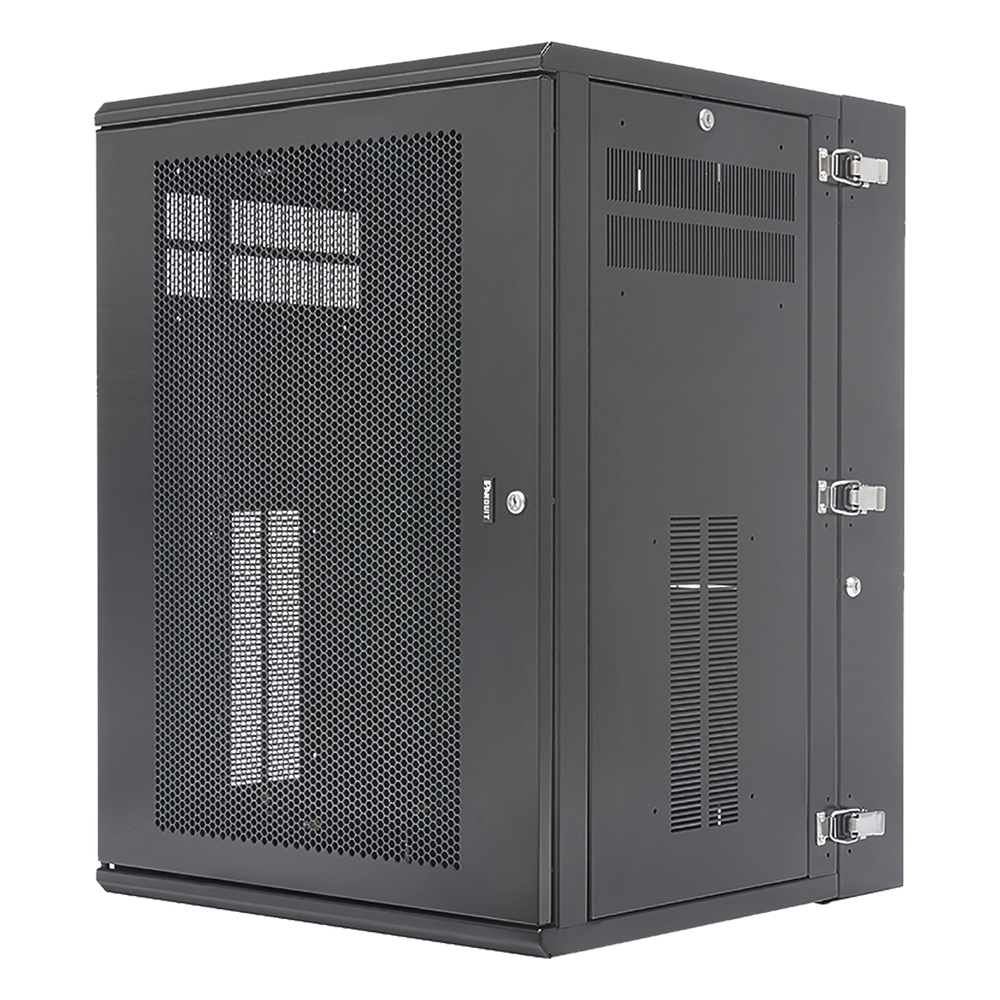 Gabinete de pared 18 UR, negro