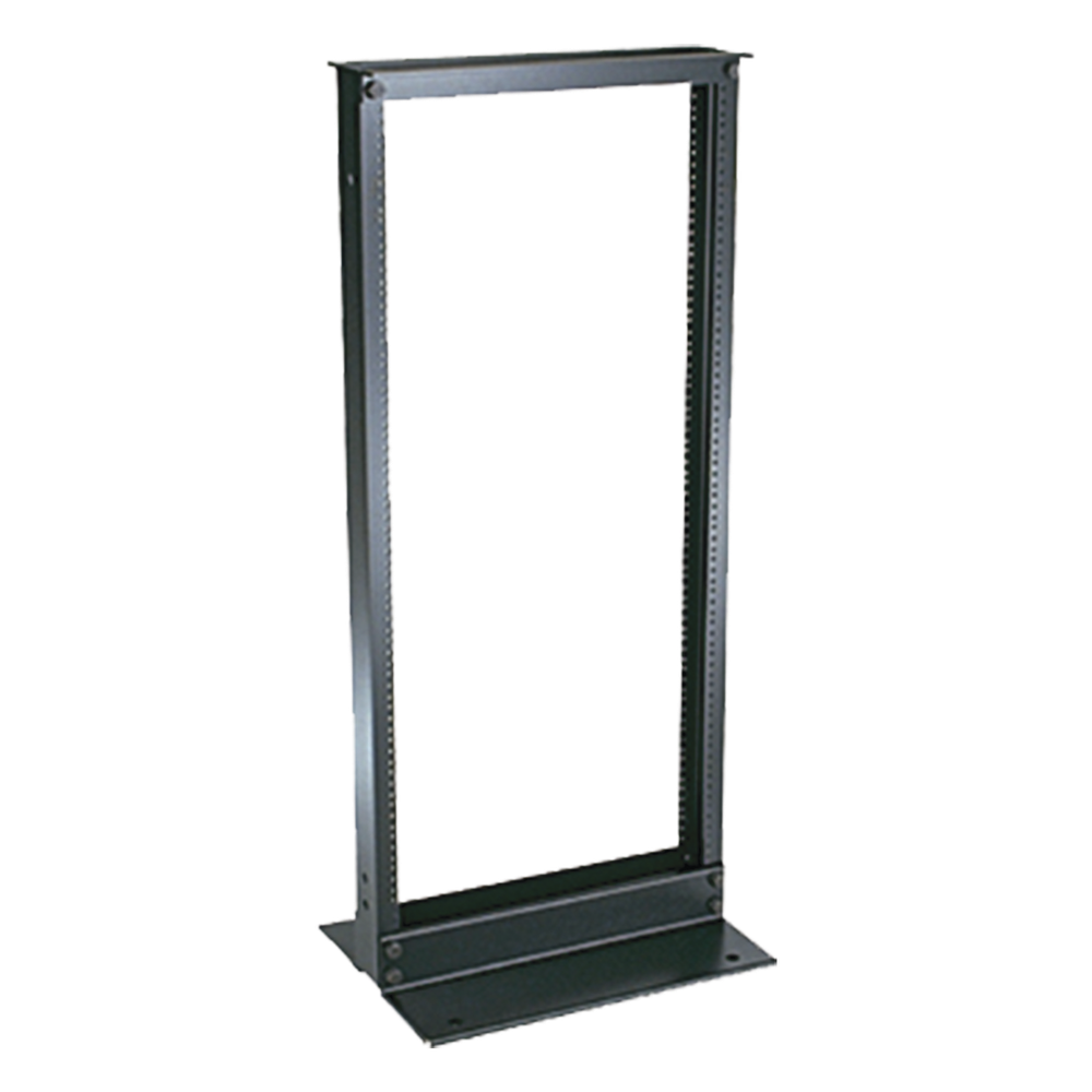 Rack Dos Postes, 24 Unidades de Rack, negro