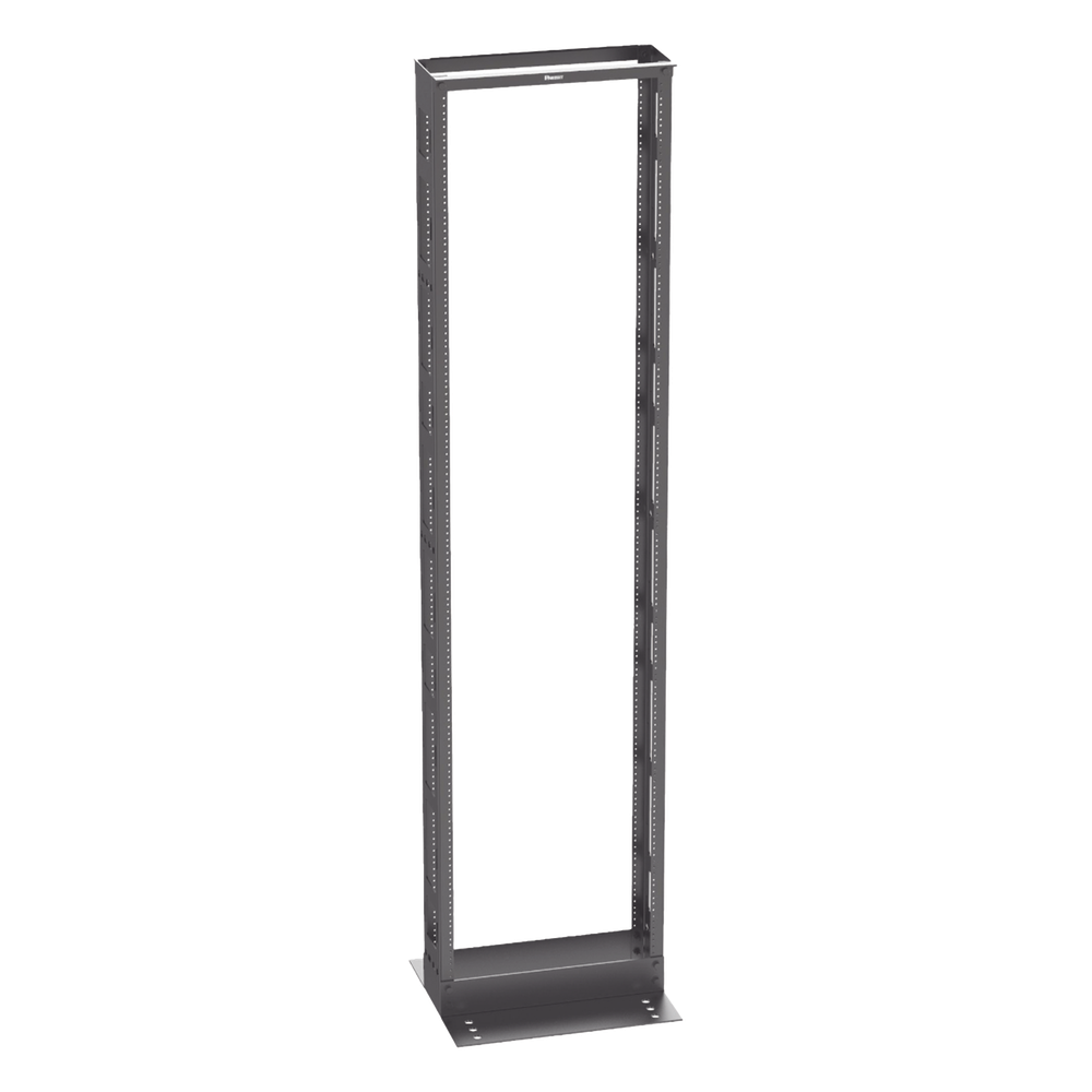 Rack Dos Postes, 45 Unidades de Rack, negro