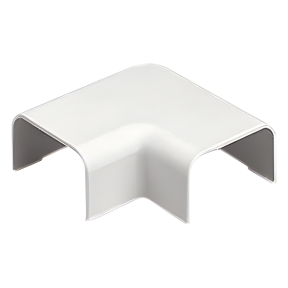 Conexión en ángulo recto "L" blanco