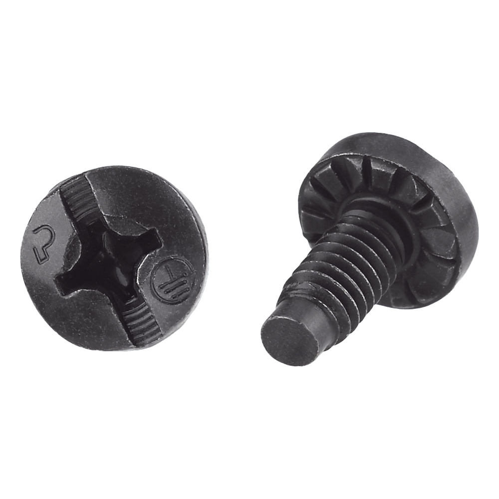 Tornillo de Unión a Tierra con Formación 100 piezas, negro