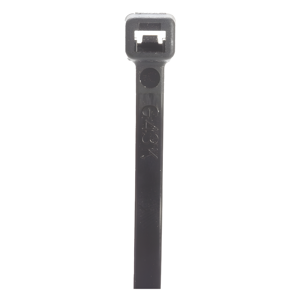 Cinchos de nylon 370 mm, 100 piezas, negro