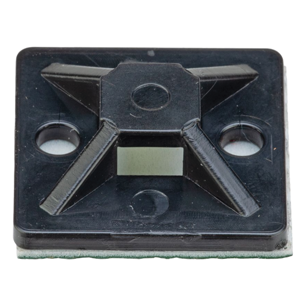 Montaje-Sujetador Adhesivo STRONGHOLD de 4 Vías de 3/4" x negro
