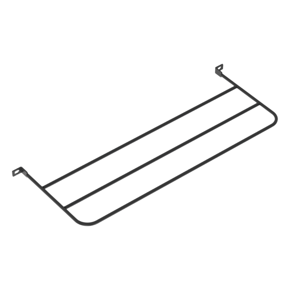 Barra para Aliviar Tensión o Peso Atrás de Patch Panel 7", negro