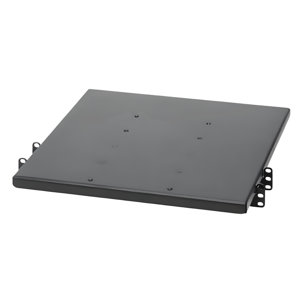 Charola de Doble Fijación en Rack de 2 Postes 1 UR, negro