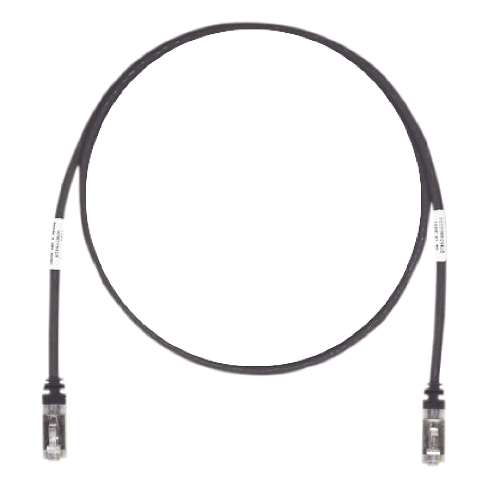 Patch cord Cat6A S/FTP, 3.05 m, negro