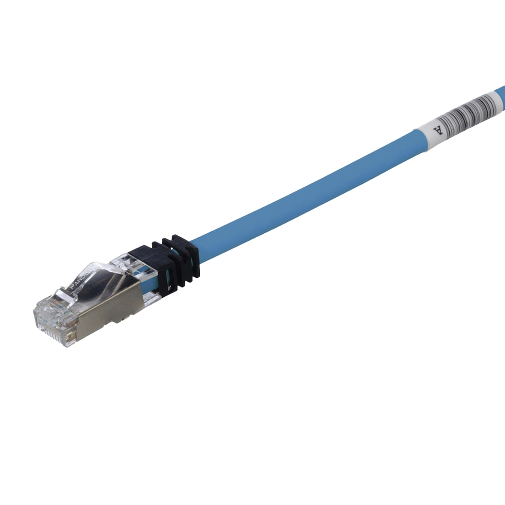 Patch cord Cat6A S/FTP, 1 m, azul