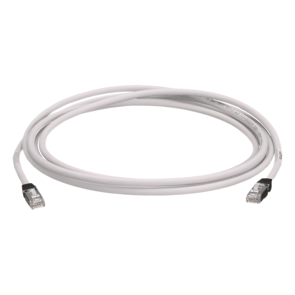 Patch Cord Cat6A, Blindado S / FTP, CM / LS0H, 2.5 Metros (8.20 Pies), Color Gris