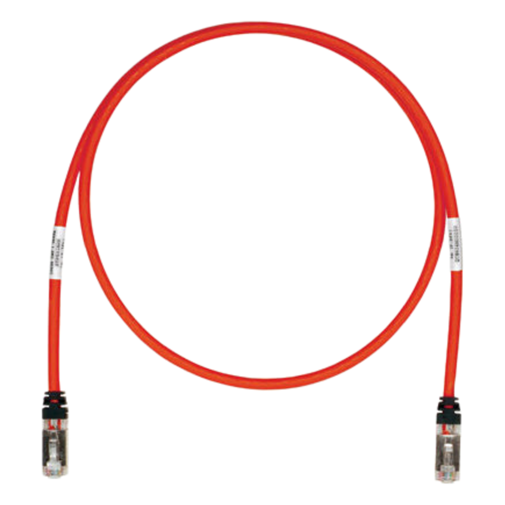 Patch cord Cat6A S/FTP, 2.5 m, rojo
