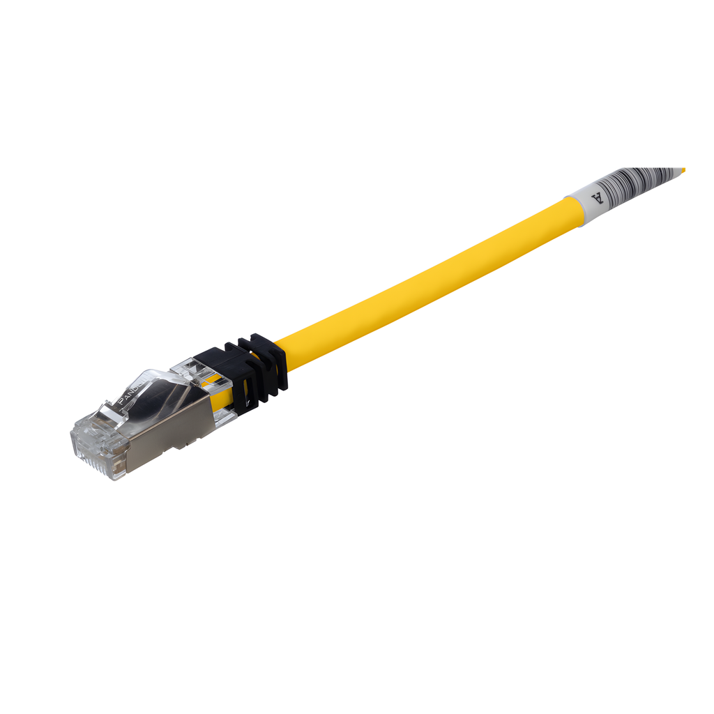 Patch cord Cat6A S/FTP, 2 m, amarillo