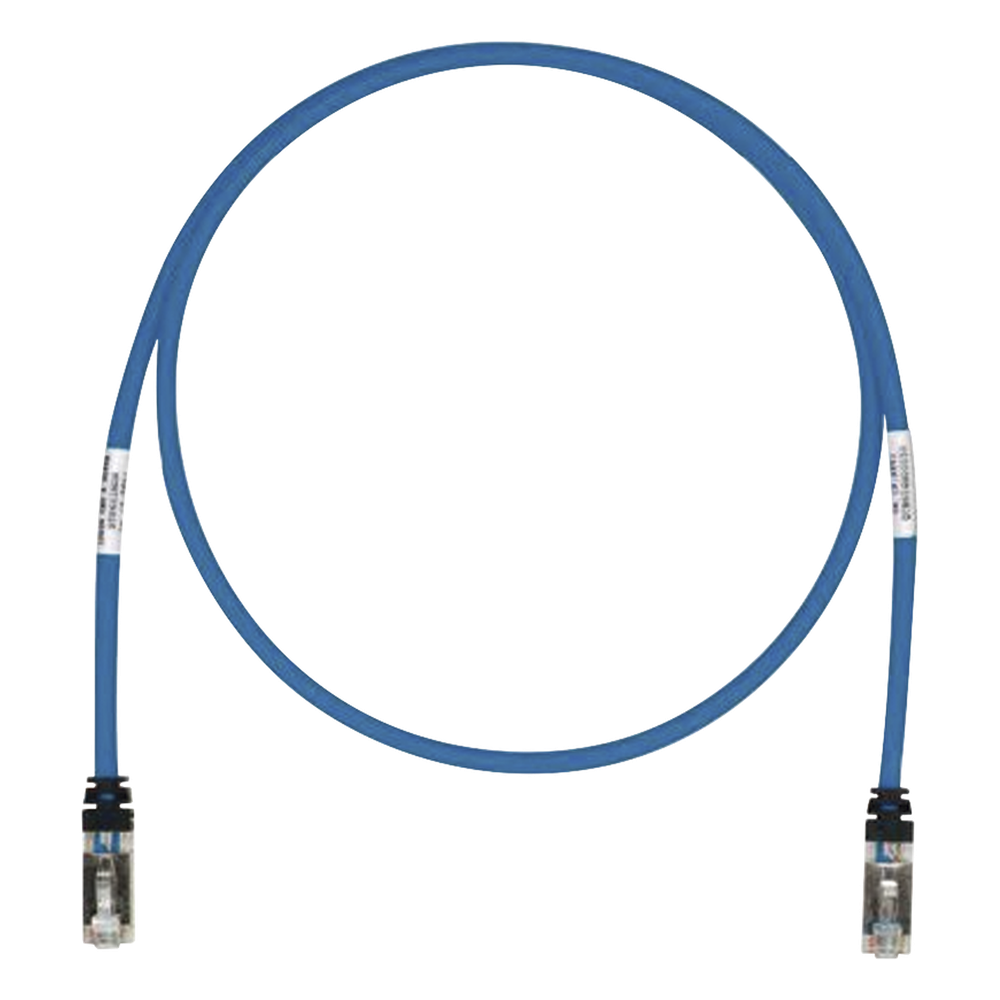 Patch cord Cat6A S/FTP, 9.14 m, azul