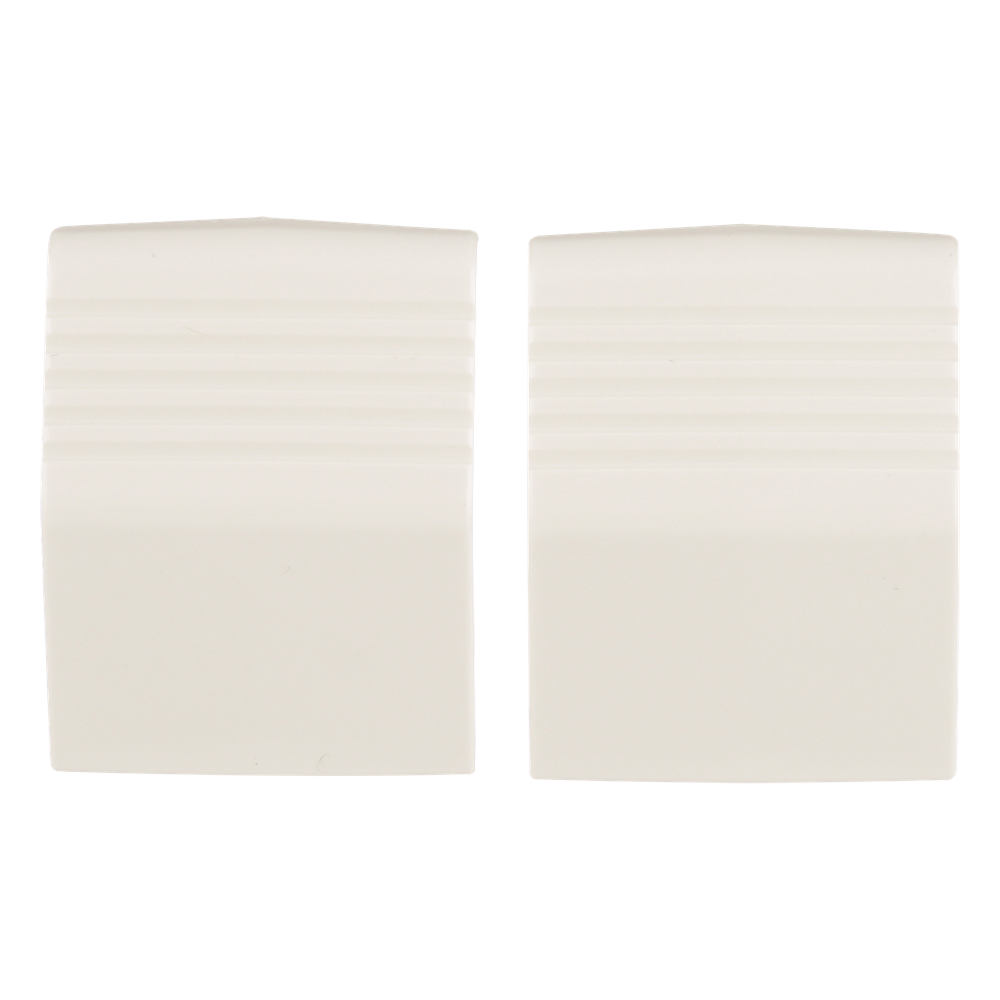 Unión recta de base blanco
