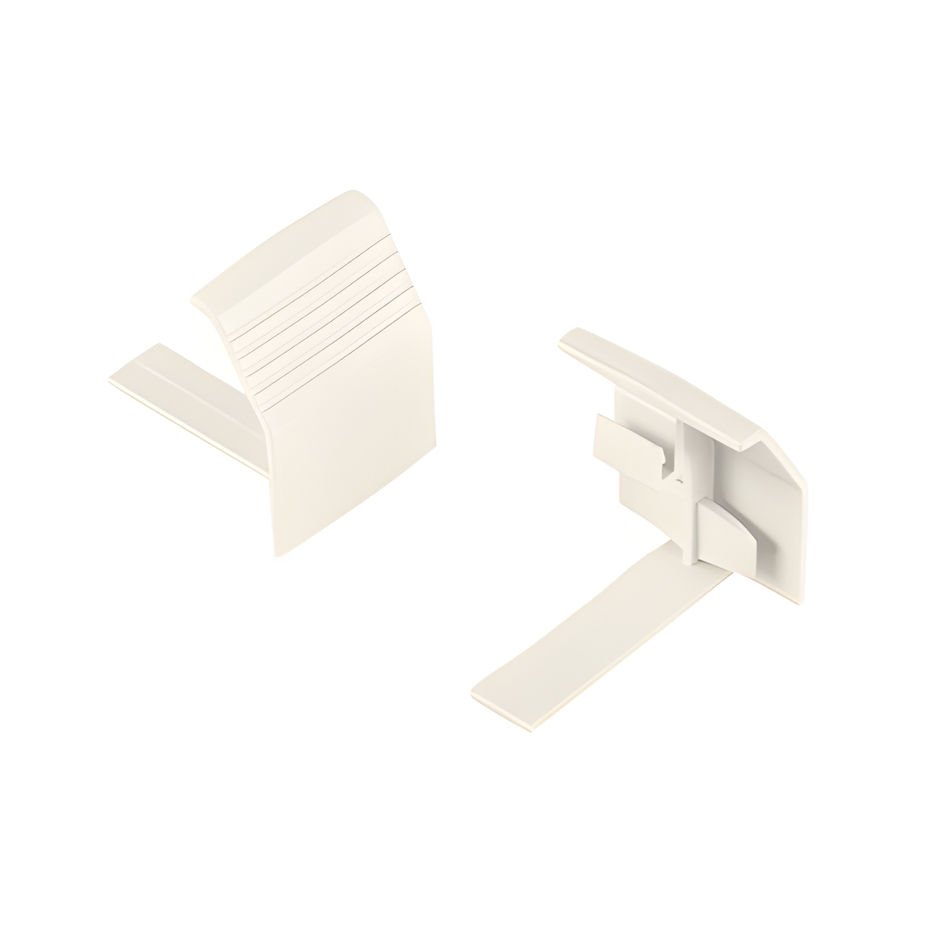 Unión recta de base blanco