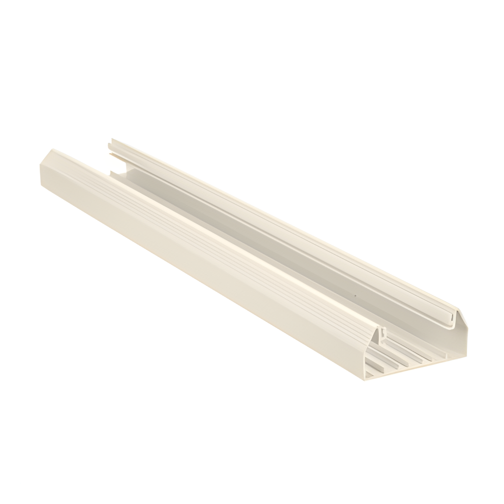 Base para canaleta T-70 103.3 x 44.9 x 1800 mm, blanco