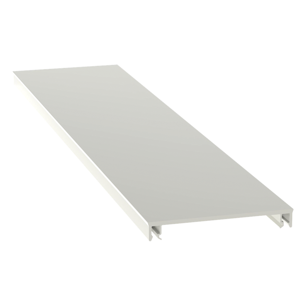 Cubierta para canaleta T-70 70.1 x 9.1 x 2400 mm, blanco
