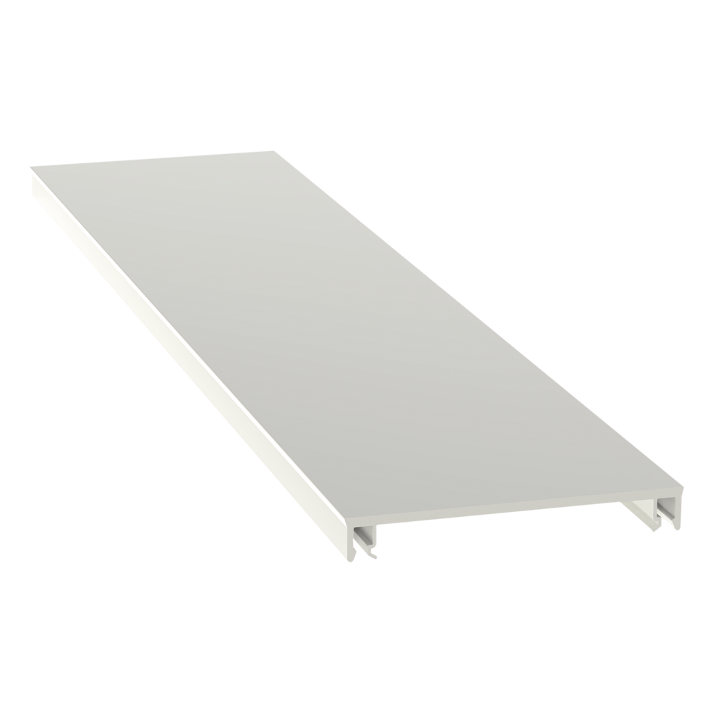 Cubierta para canaleta T-70 70.1 x 9.1 x 1828.8 mm, blanco