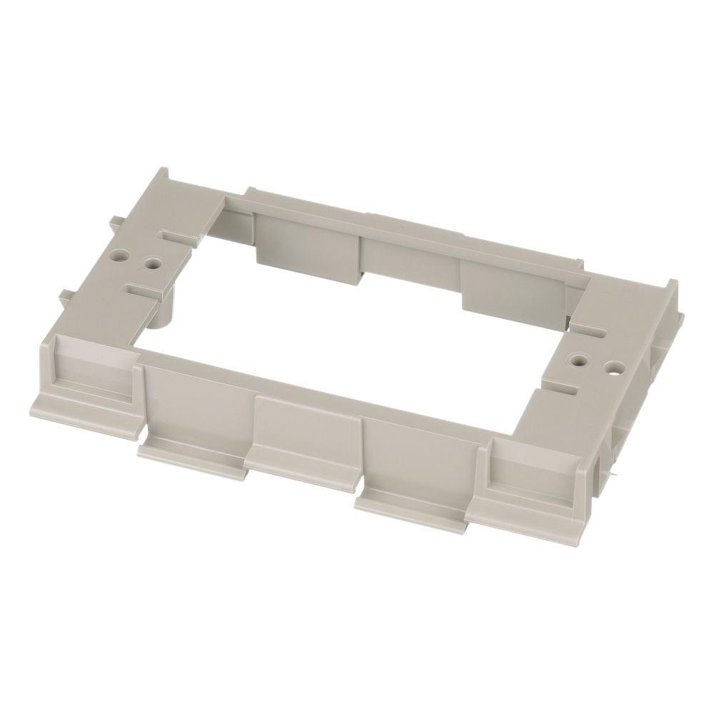 Soporte para montaje de Faceplates en Canaleta T70 gris