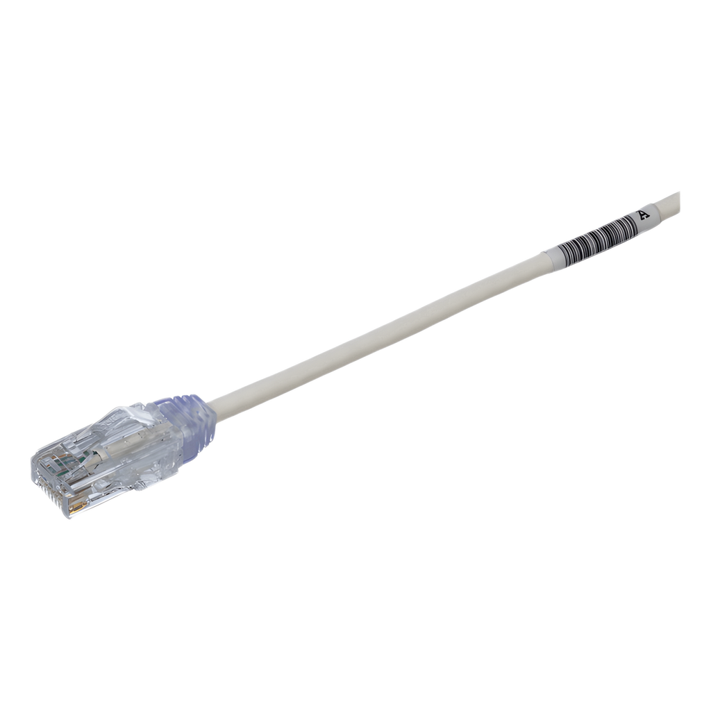 Patch cord Cat6 UTP, 0.5 m, blanco, 28AWG