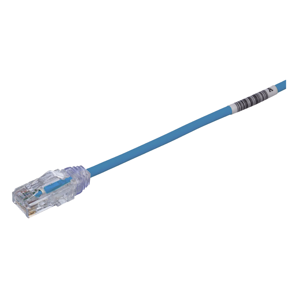 Patch cord Cat6 UTP, 10 m, azul, 28AWG