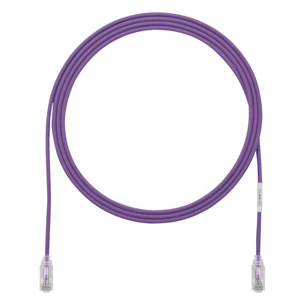 Patch cord Cat6 UTP, 4.57 m, violeta, 28AWG