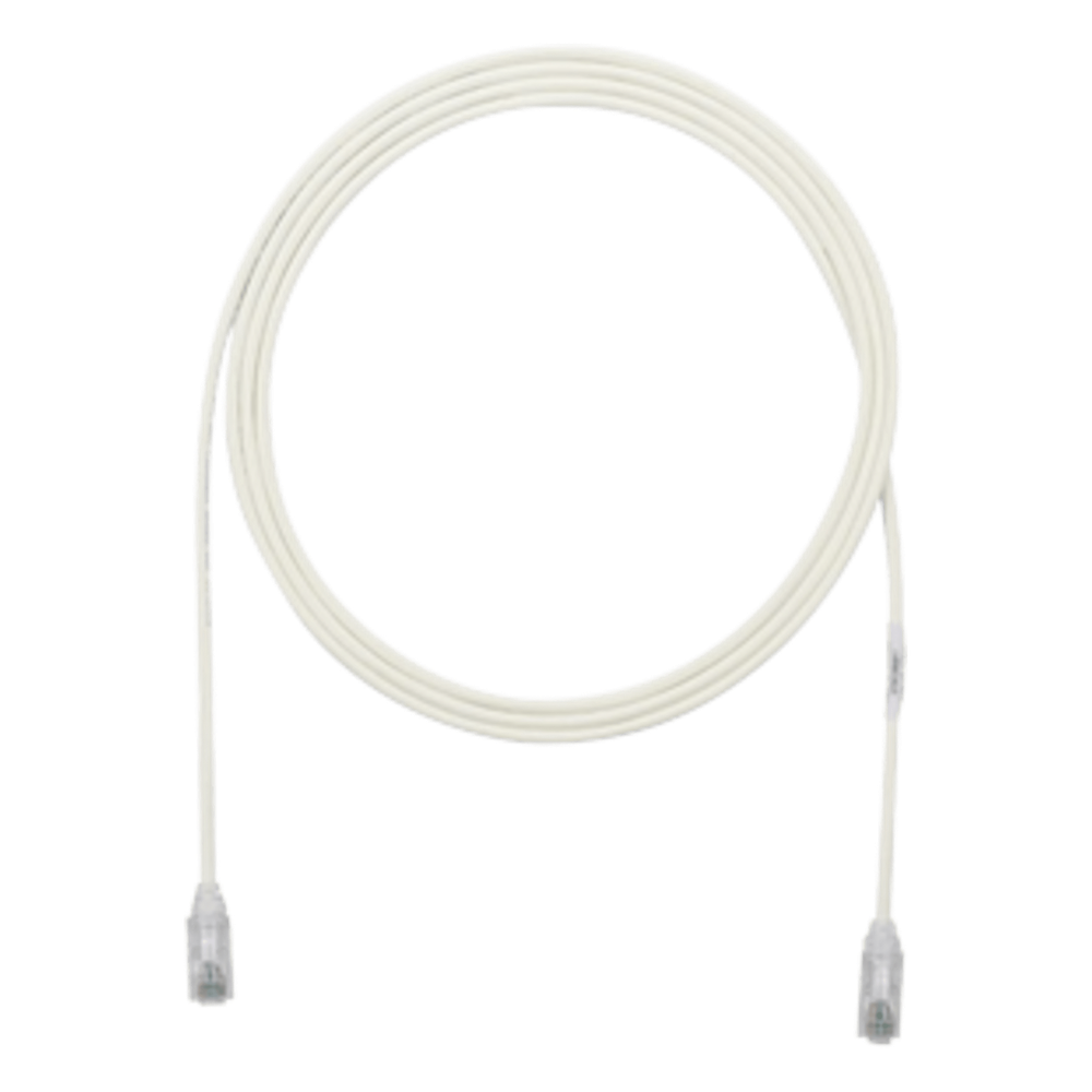 Patch cord Cat6 UTP, 2 ft, blanco, 28AWG