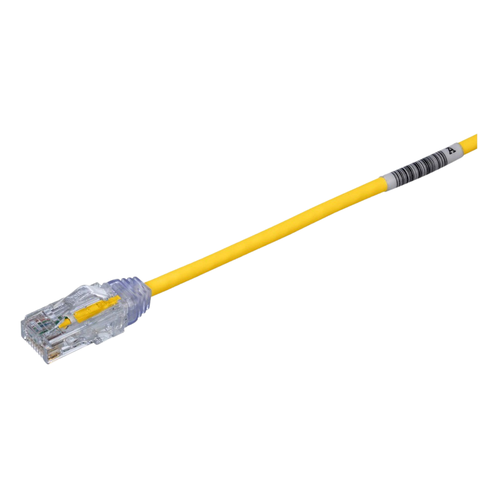 Patch cord Cat6 UTP, 6.1 m, amarillo, 28AWG
