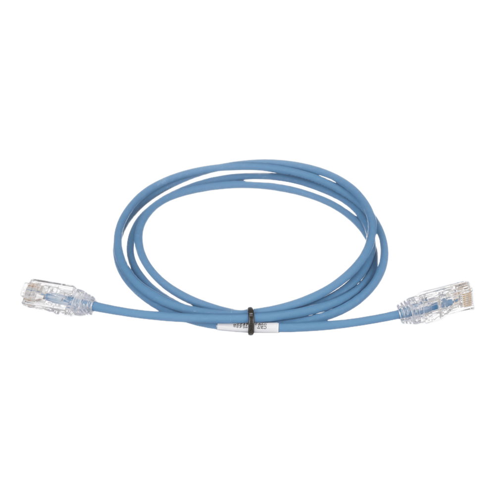 Patch cord Cat6 UTP, 7.32 m, azul, 28AWG