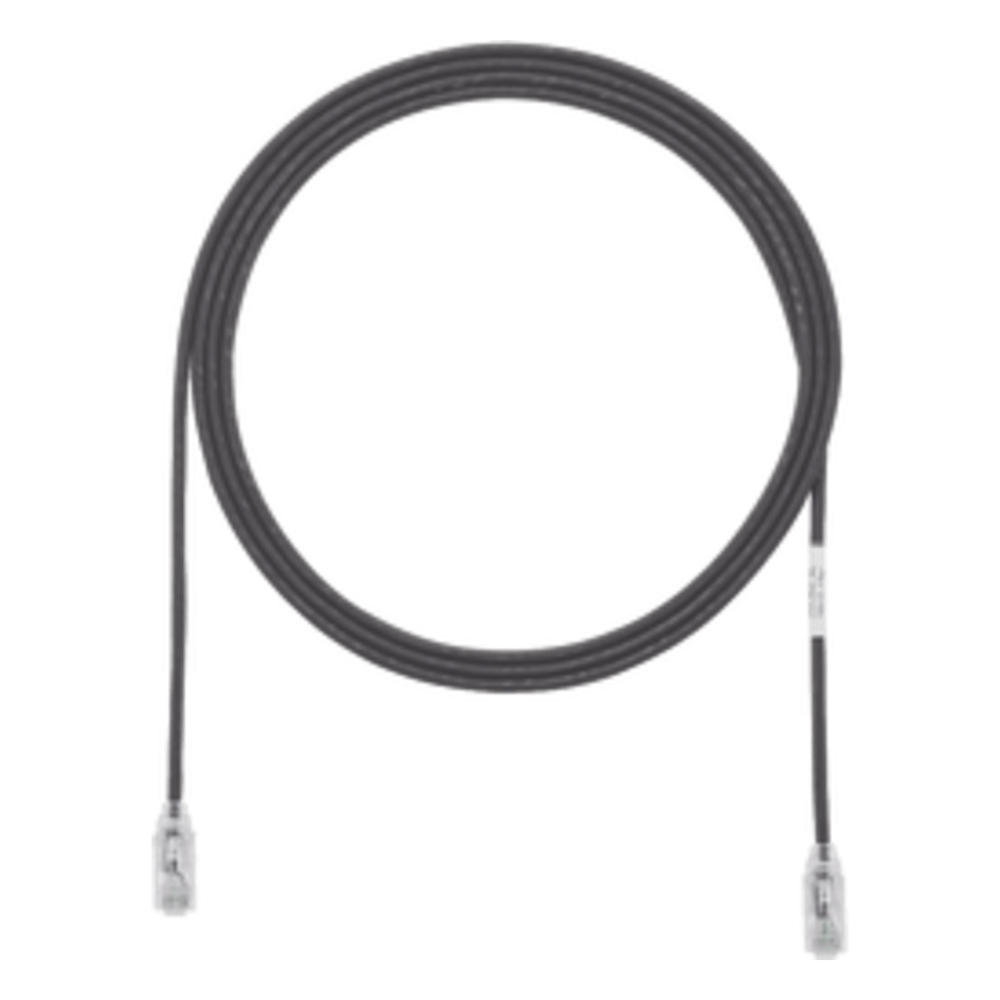 Patch cord Cat6 UTP, 2 ft, negro, 28AWG