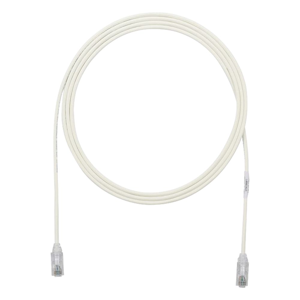 Patch cord Cat6 UTP, 0.91 m, blanco, 28AWG