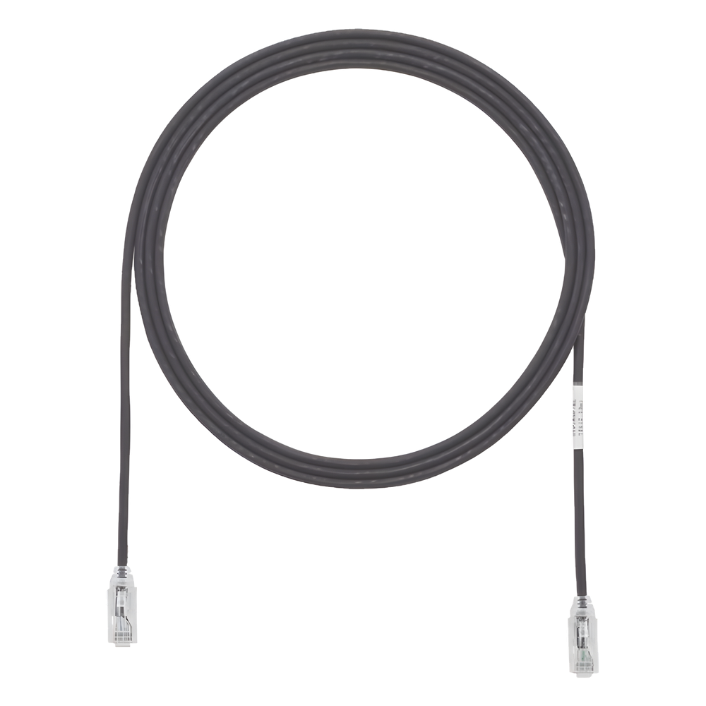 Patch cord Cat6 UTP, 0.91 m, negro, 28AWG