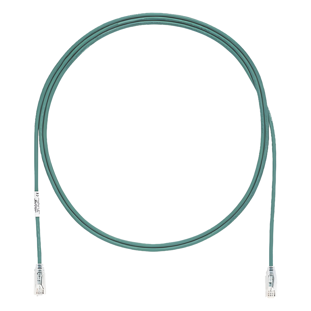 Patch cord Cat6 UTP, 0.91 m, verde, 28AWG