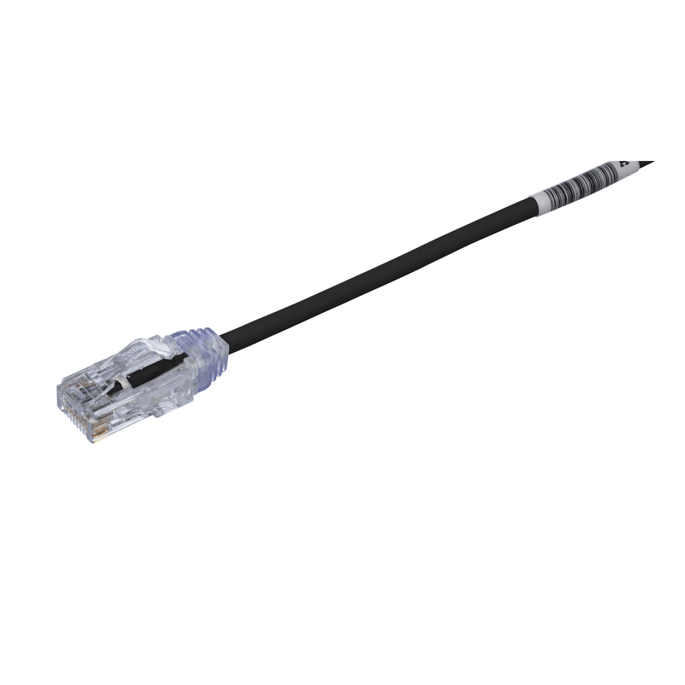 Patch cord Cat6 UTP, 13.72 m, negro, 28AWG