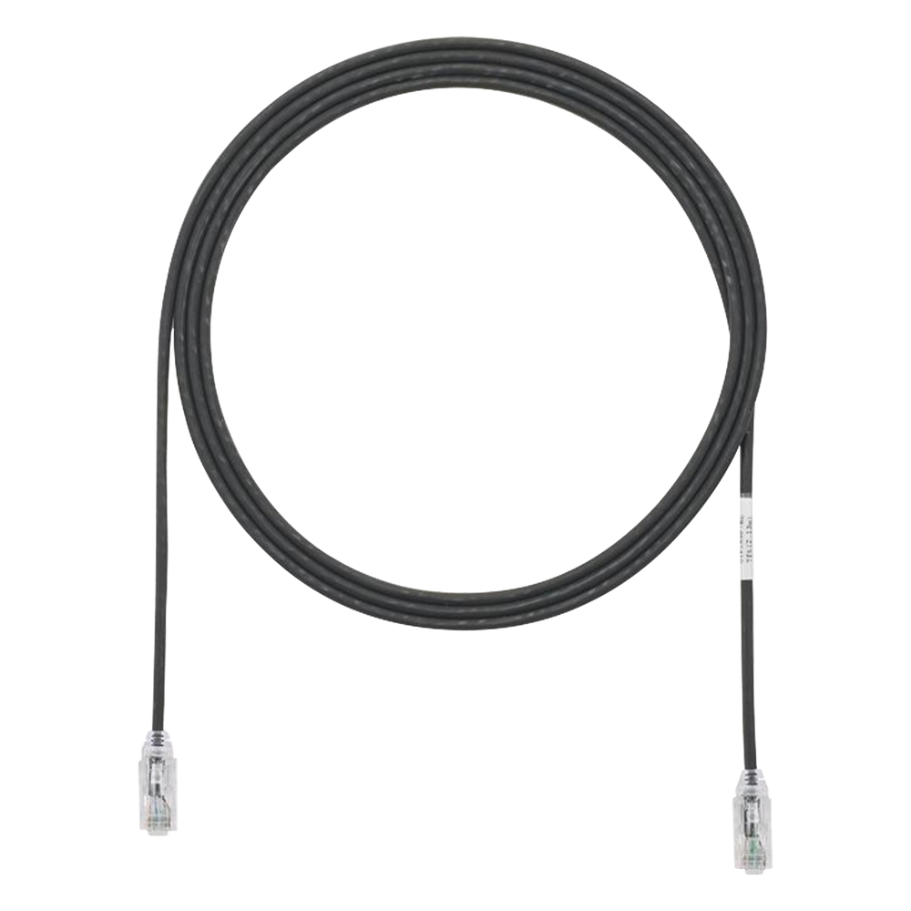 Patch cord Cat6 UTP, 1.22 m, negro, 28AWG